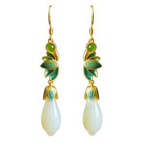 Crystal drop earrings N3